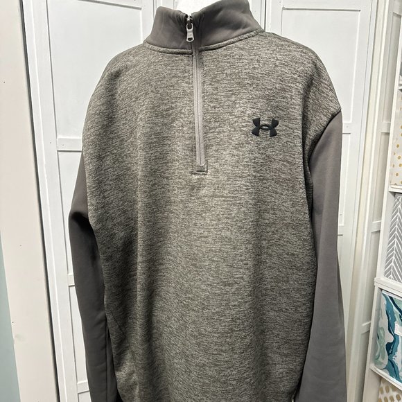 Men's UnderArmour Fleece 3/4 zip XXLT - Picture 1 of 4